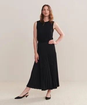 Crisp Design Pleated Skirt Pleated Skirt Relaxed Comfort Fit