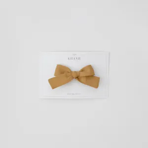 Crispy Gold | Medium Hand Tied Bow