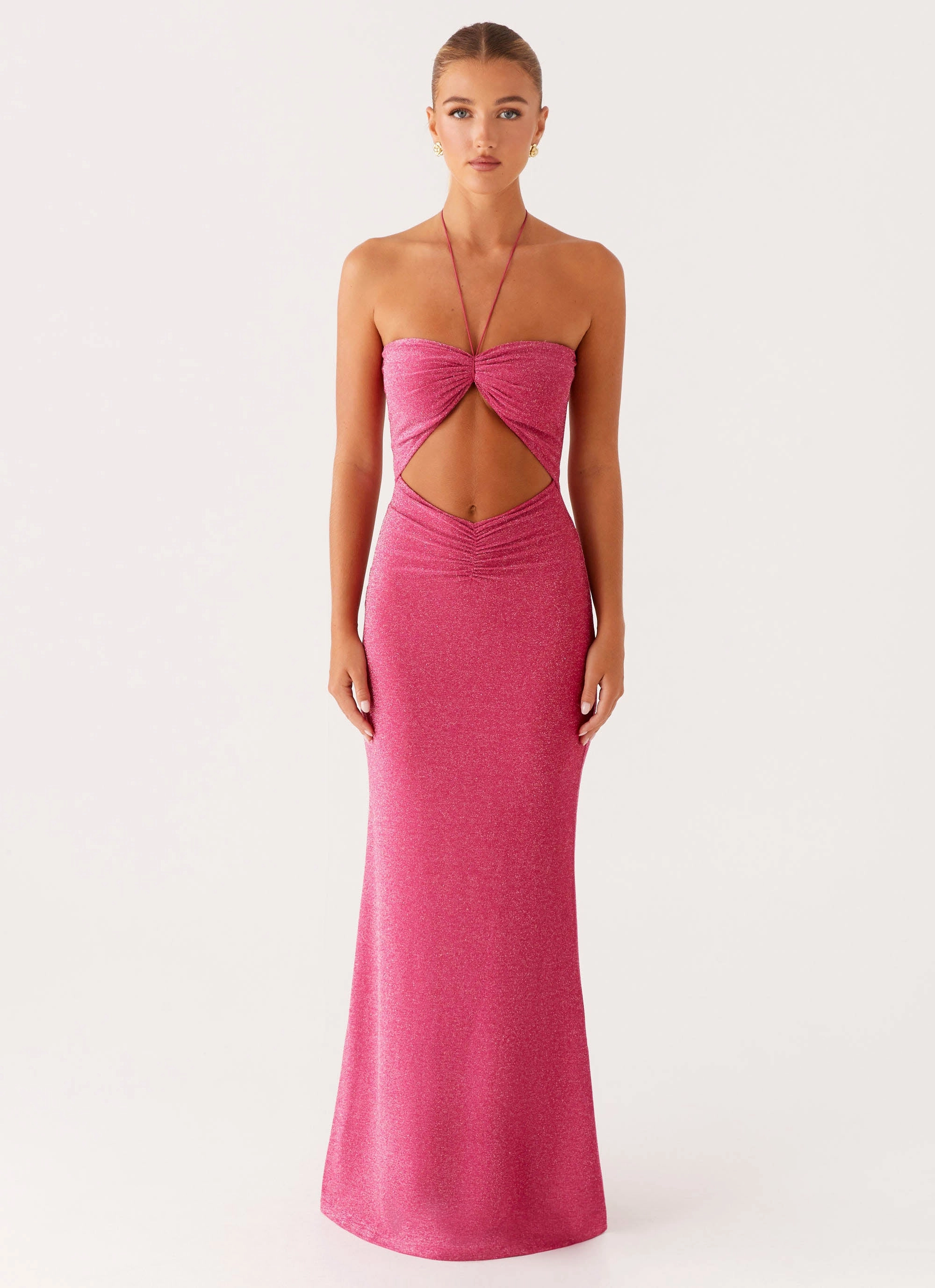 Lorenzo Maxi Dress - Raspberry Soft and Stylish
