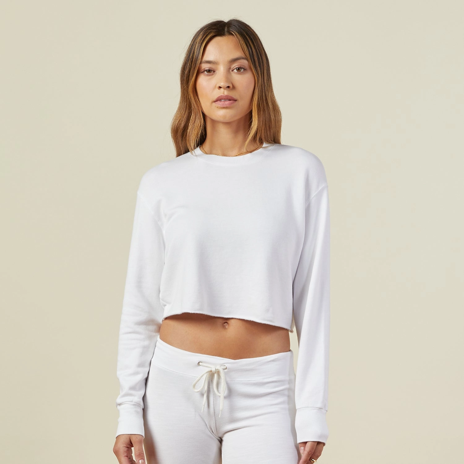 NonToxicCoating Cropped Boyfriend Sweatshirt