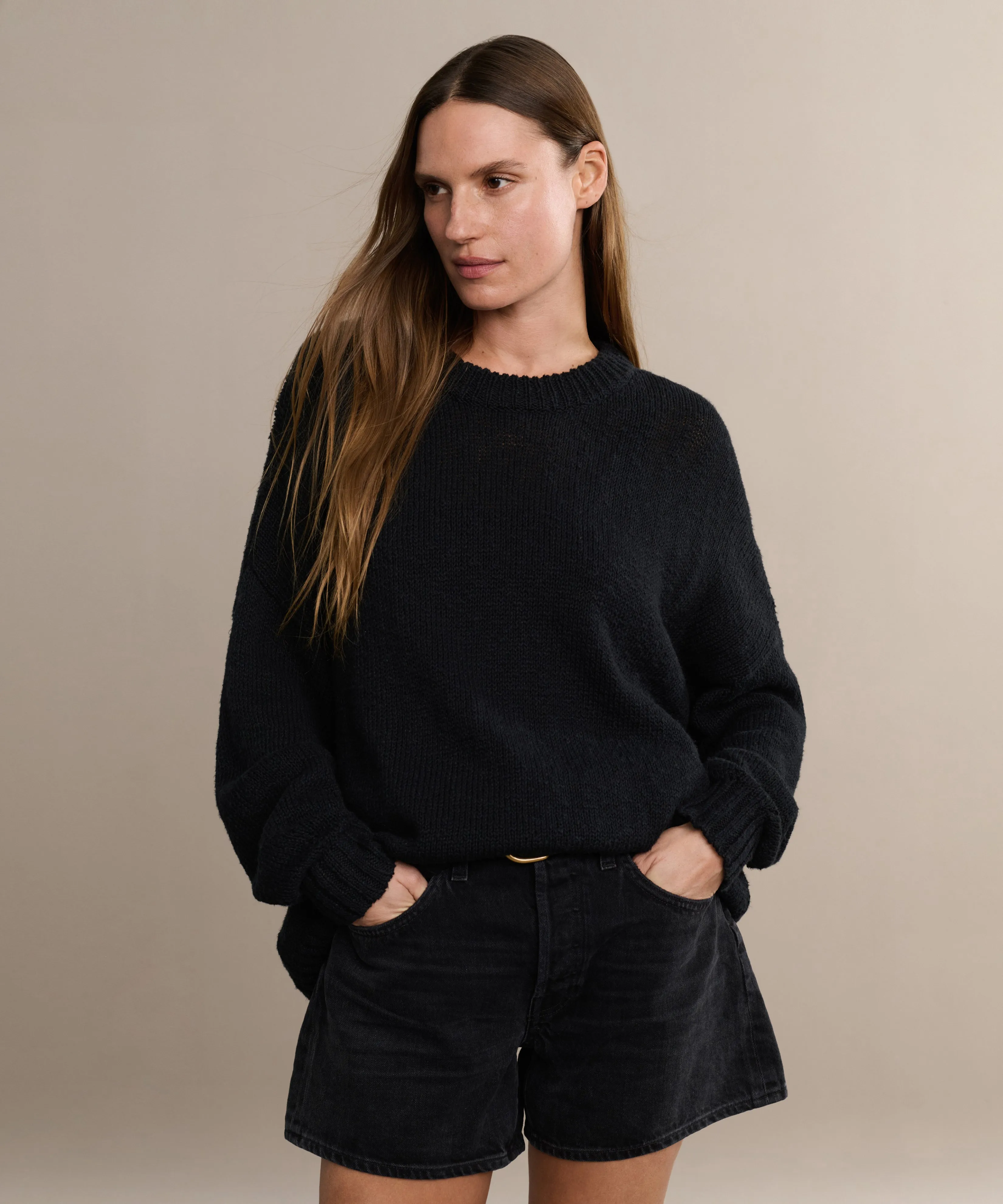 Cruise Cocoon Crewneck MinimalistAesthetic StainRepellentCoating