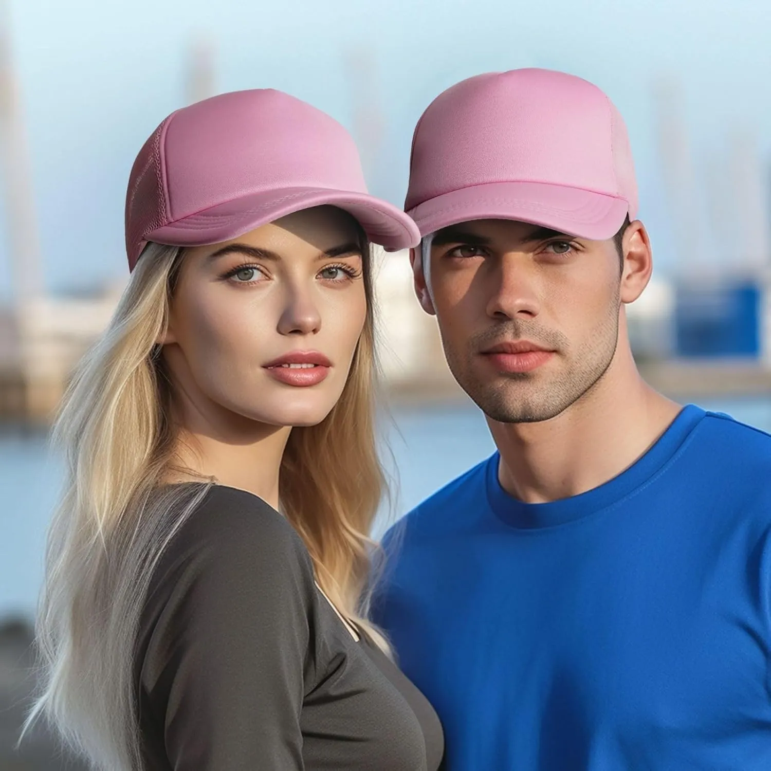 Custom Mesh Trucker Hat Baseball Cap Design Your Logo Text Photo Hats for Men Women Bulk Customized Gift