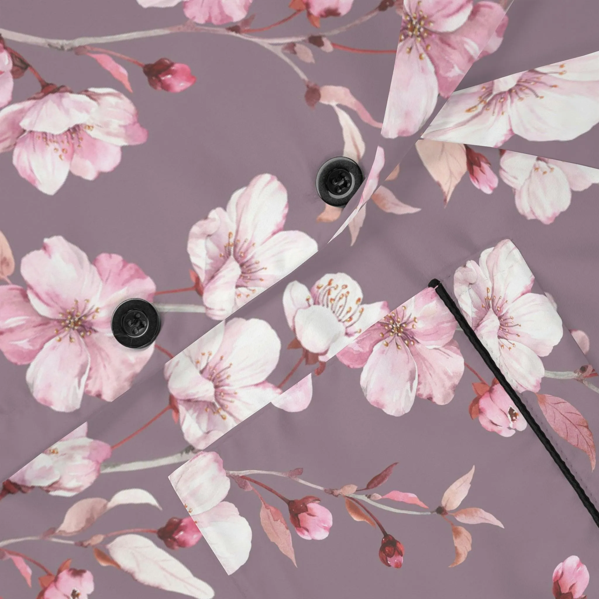 Customizable Elegant Floral Satin Sleep Set for Women - Luxe Pajama Collection