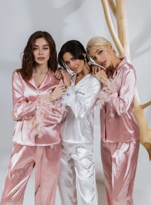 Customized Pajama Set with Feathers - alfresco