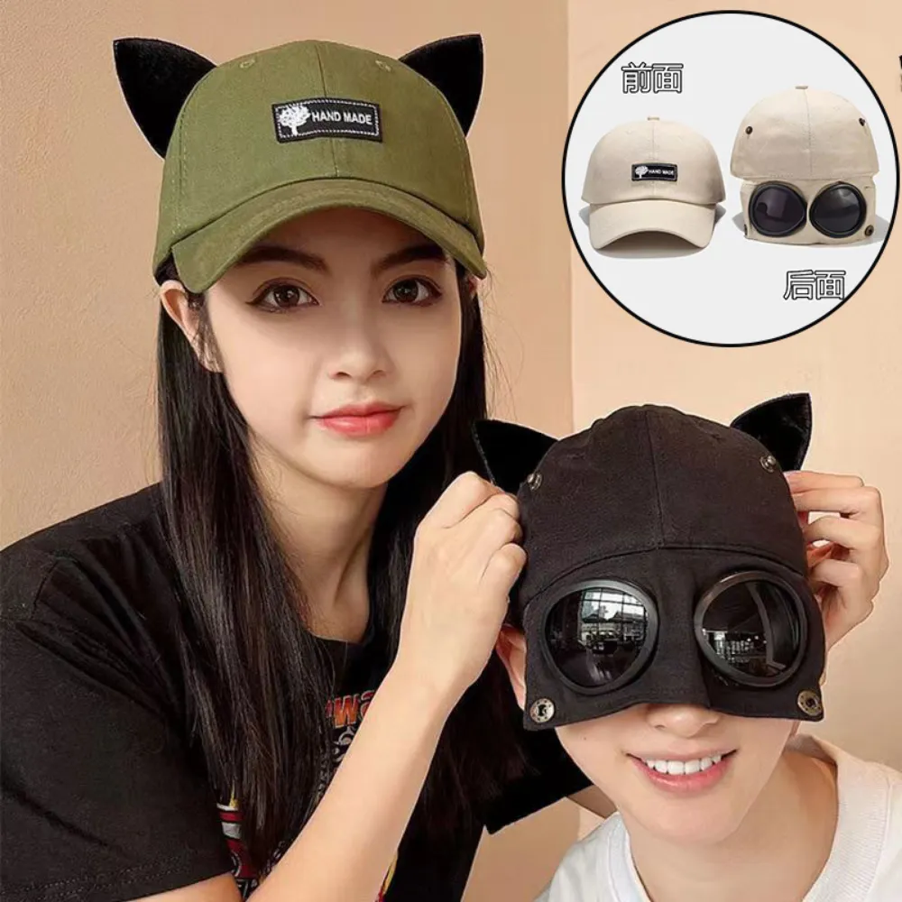 Cute Cat Ears Aviator Hat
