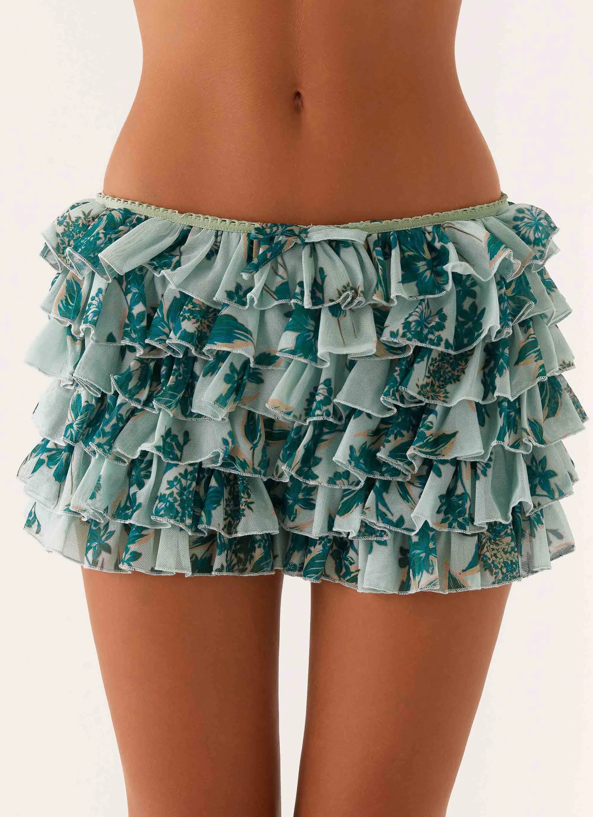 Stay Active Entertain Me Bloomer Shorts - Cloud Nine Floral