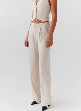 Daily Comfort Heatwave Linen Pants - Oatmeal Heatwave Linen Pants - Oatmeal Hygienic Coating