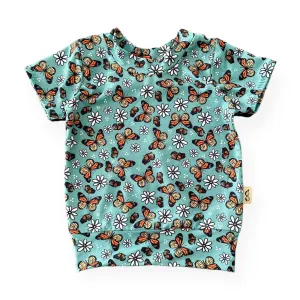 Daisy Butterflies Summer Lounge Top