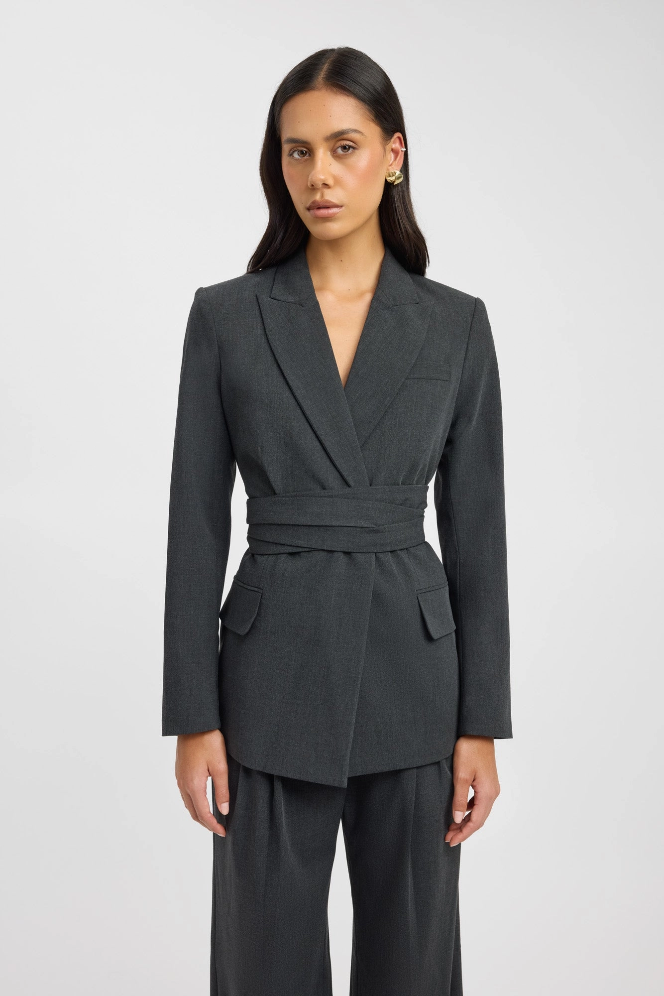 Dallas Blazer Zippered Closure Magnetic Closures