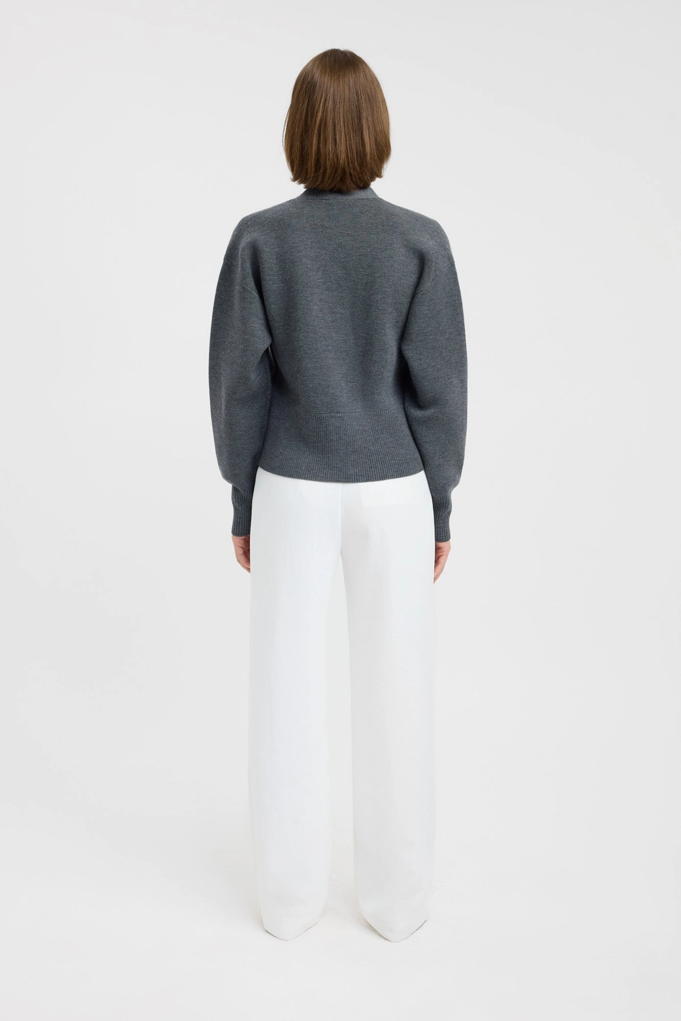 UVProtection Layer Interlock Weave Dalton Snap Cardigan