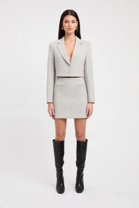 Darcy Cropped Blazer Minimalist approach Darcy Cropped Blazer Fast Layering Button