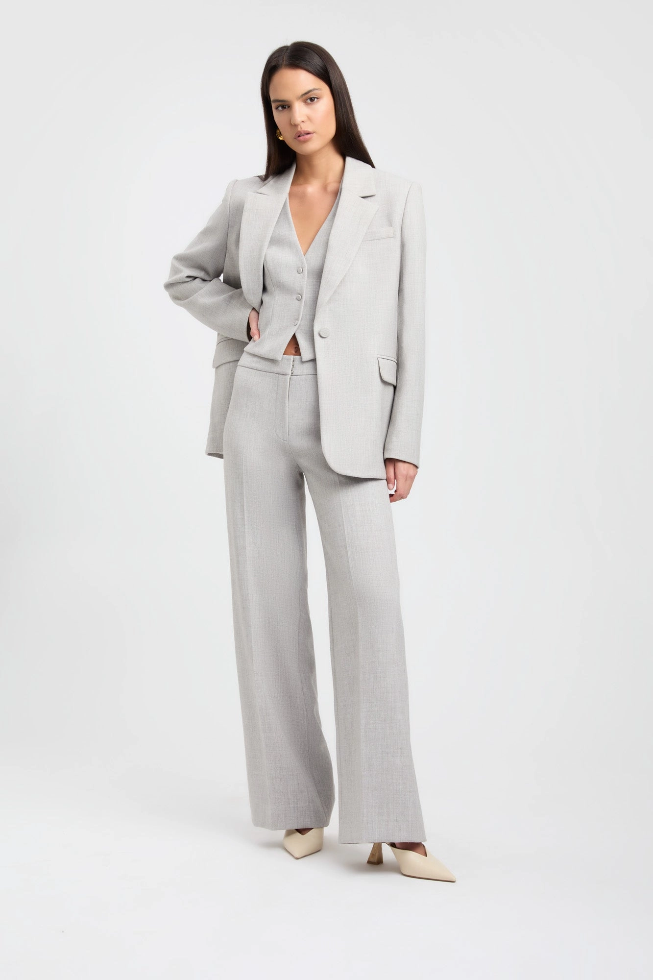 Darcy Curved Blazer Stylish