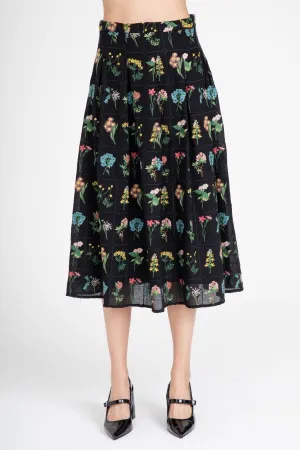 Ambrose Skirt ?C Botanicals Texture Shot