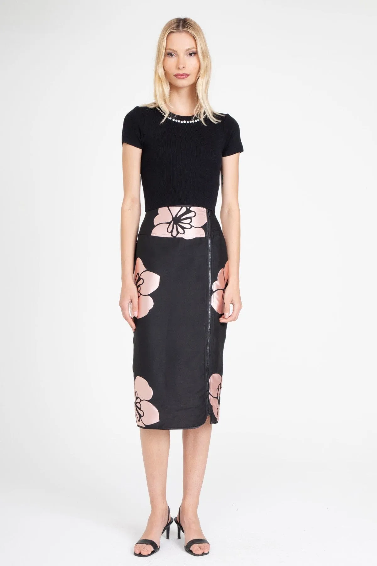 Rosaline Pencil Skirt ?C Ikebana Easy Fashion