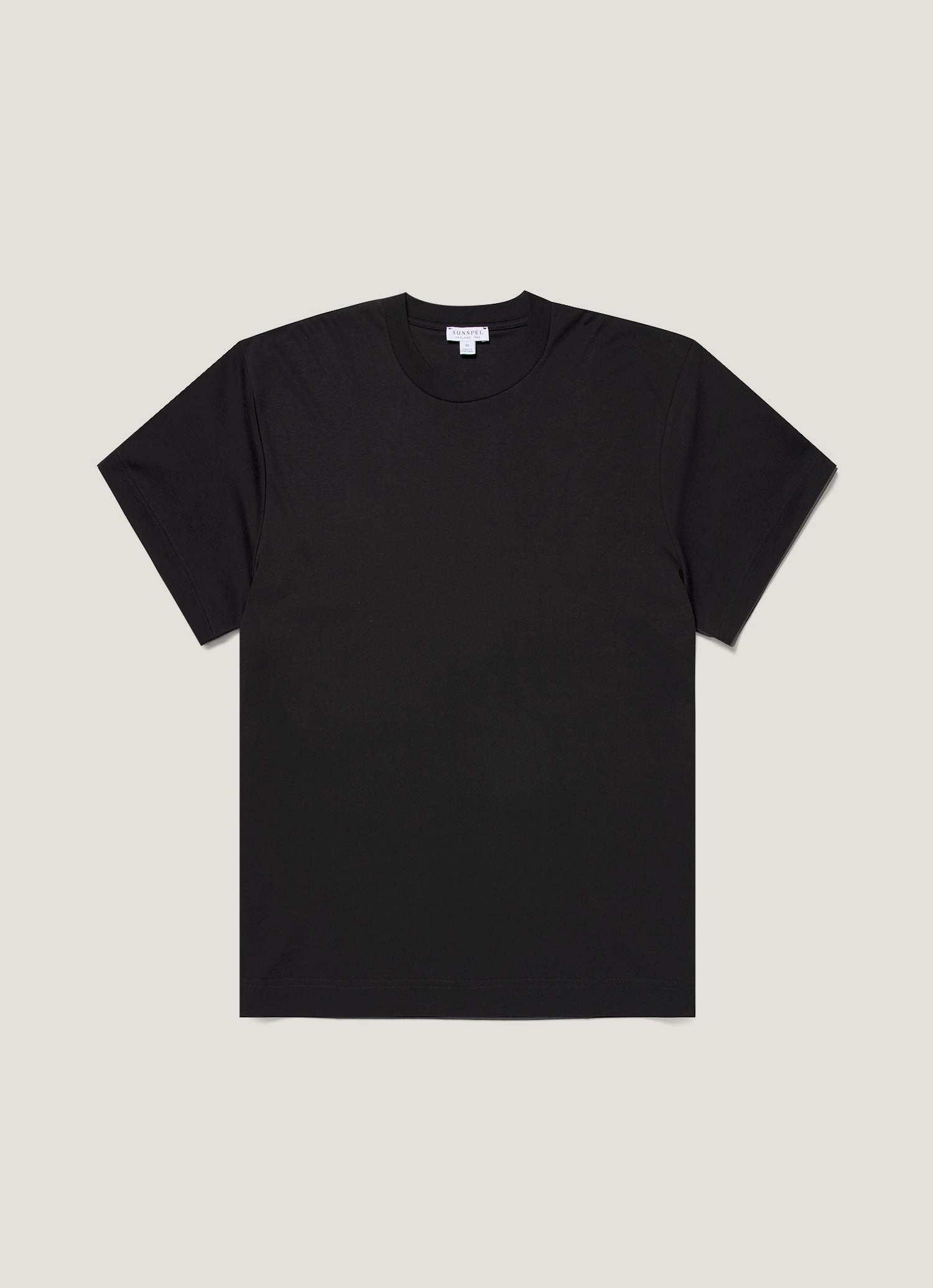 Men's Oversized Heavyweight T-shirt in Black Summer Comfort