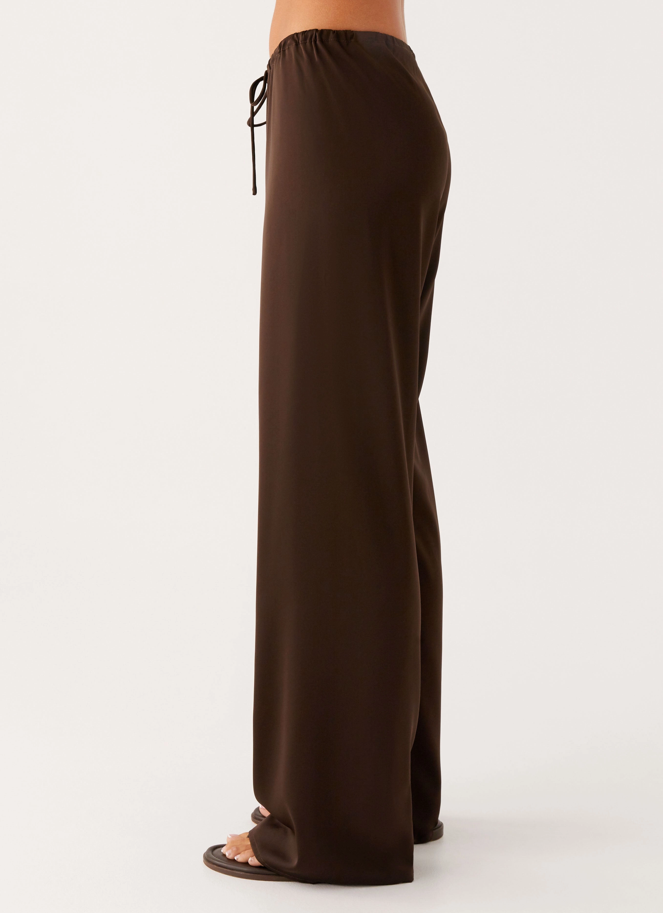 Deacon Low Rise Pants - Chocolate Elasticized Cuffs Odor control