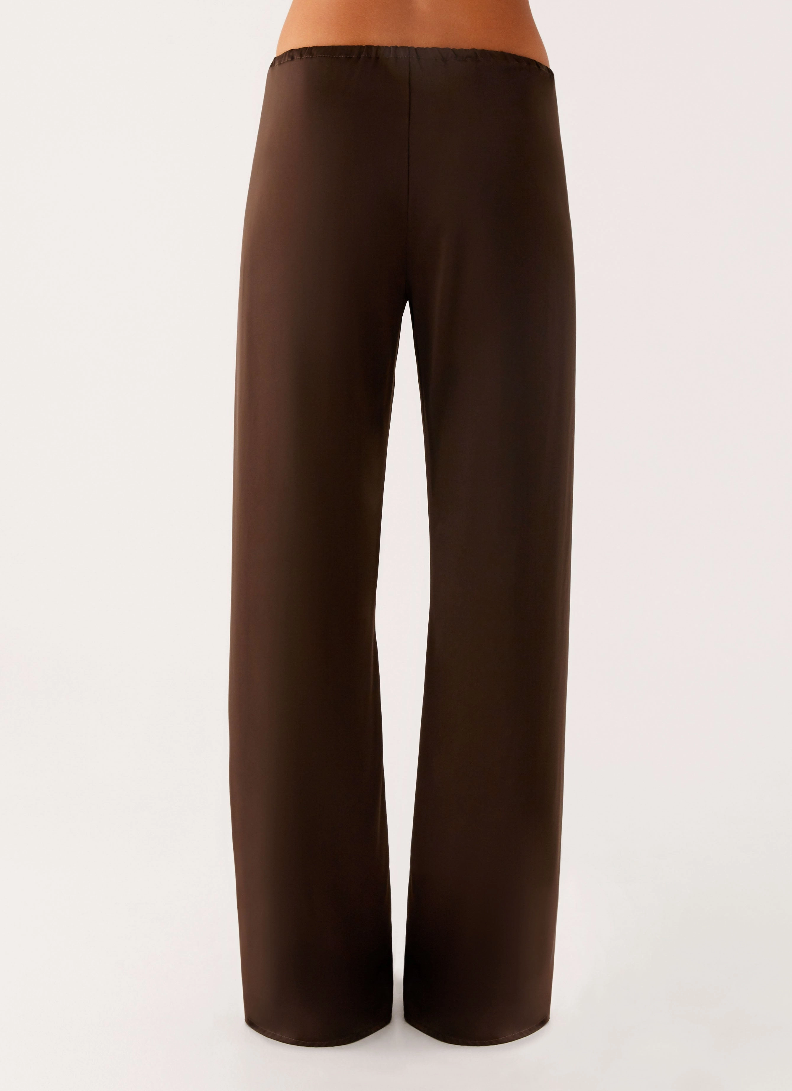 Minimalist Design CompressionSupport Deacon Low Rise Pants - Chocolate