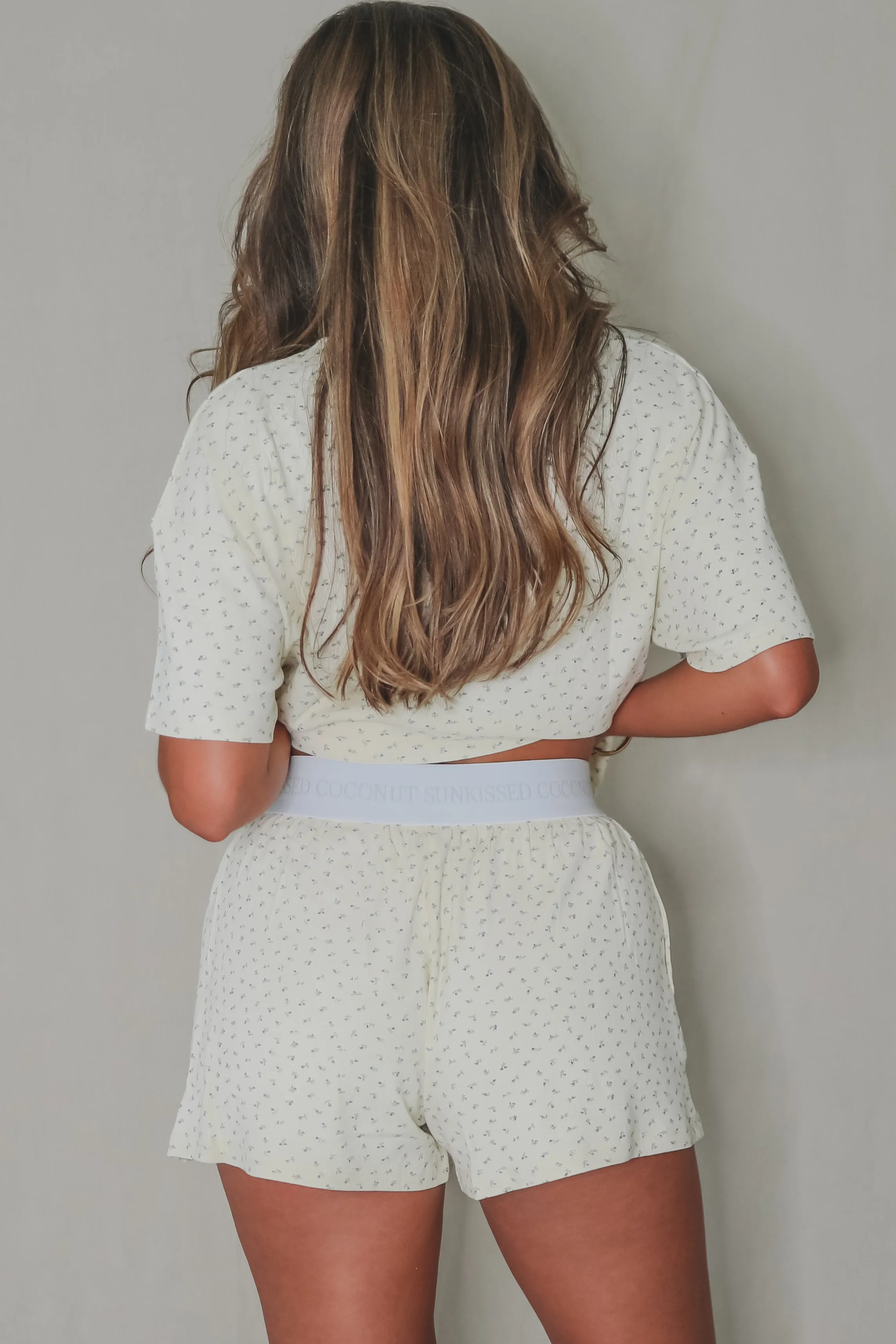 DEAL Pretty In Sleep Light Floral Sleep Shorts