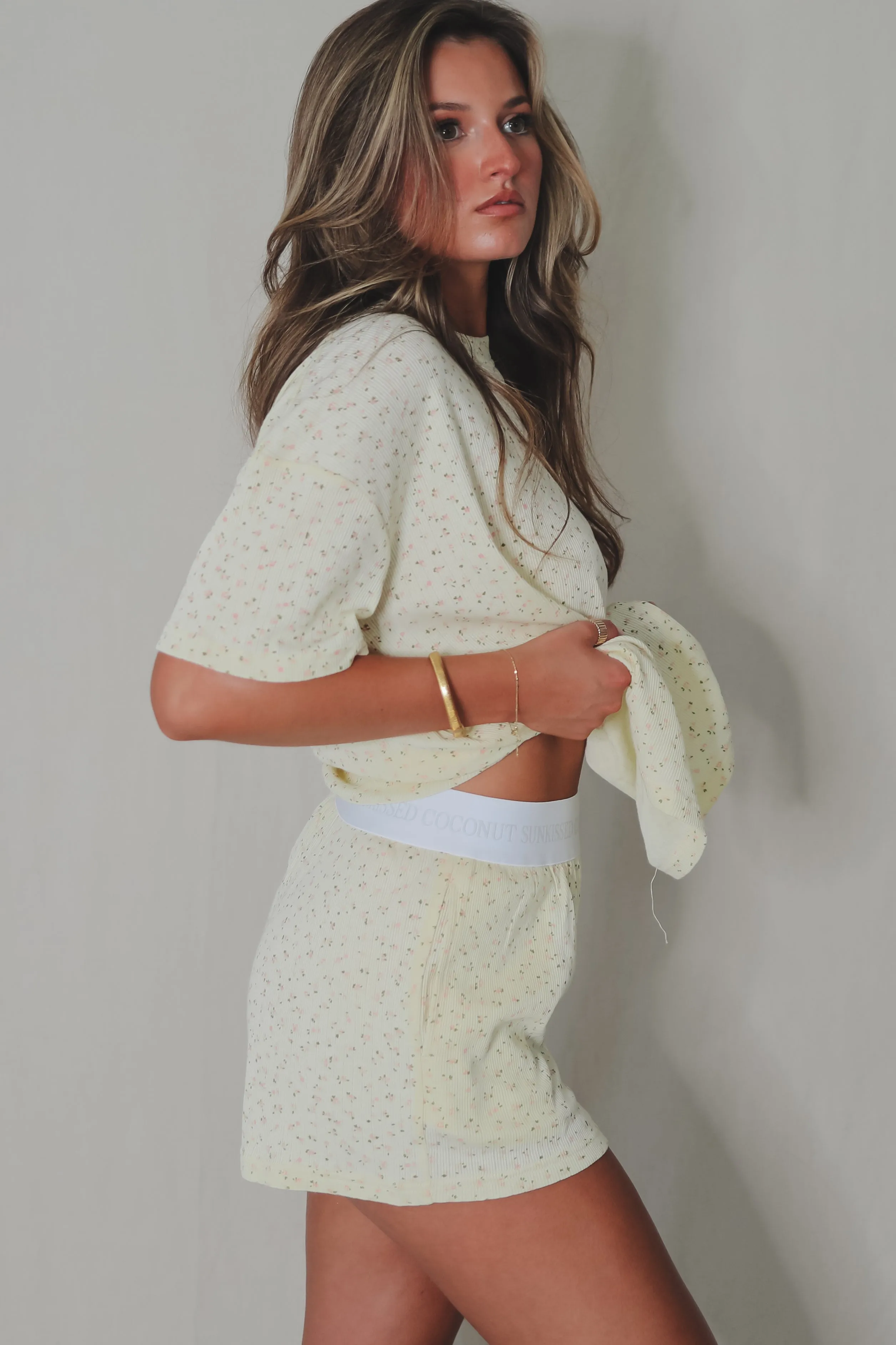 DEAL Pretty In Sleep Light Floral Sleep Shorts