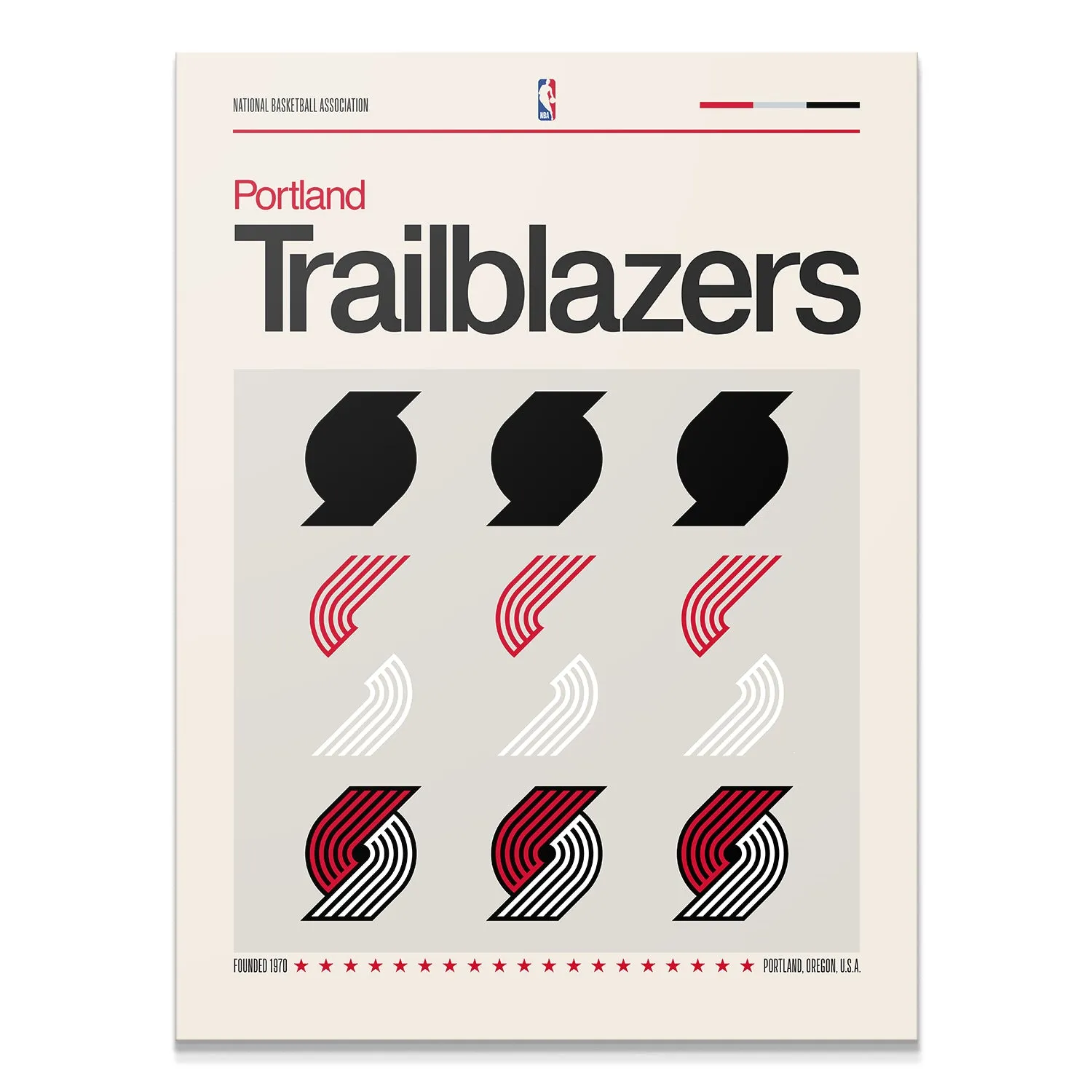 Deconstructed Logo - Blazers
