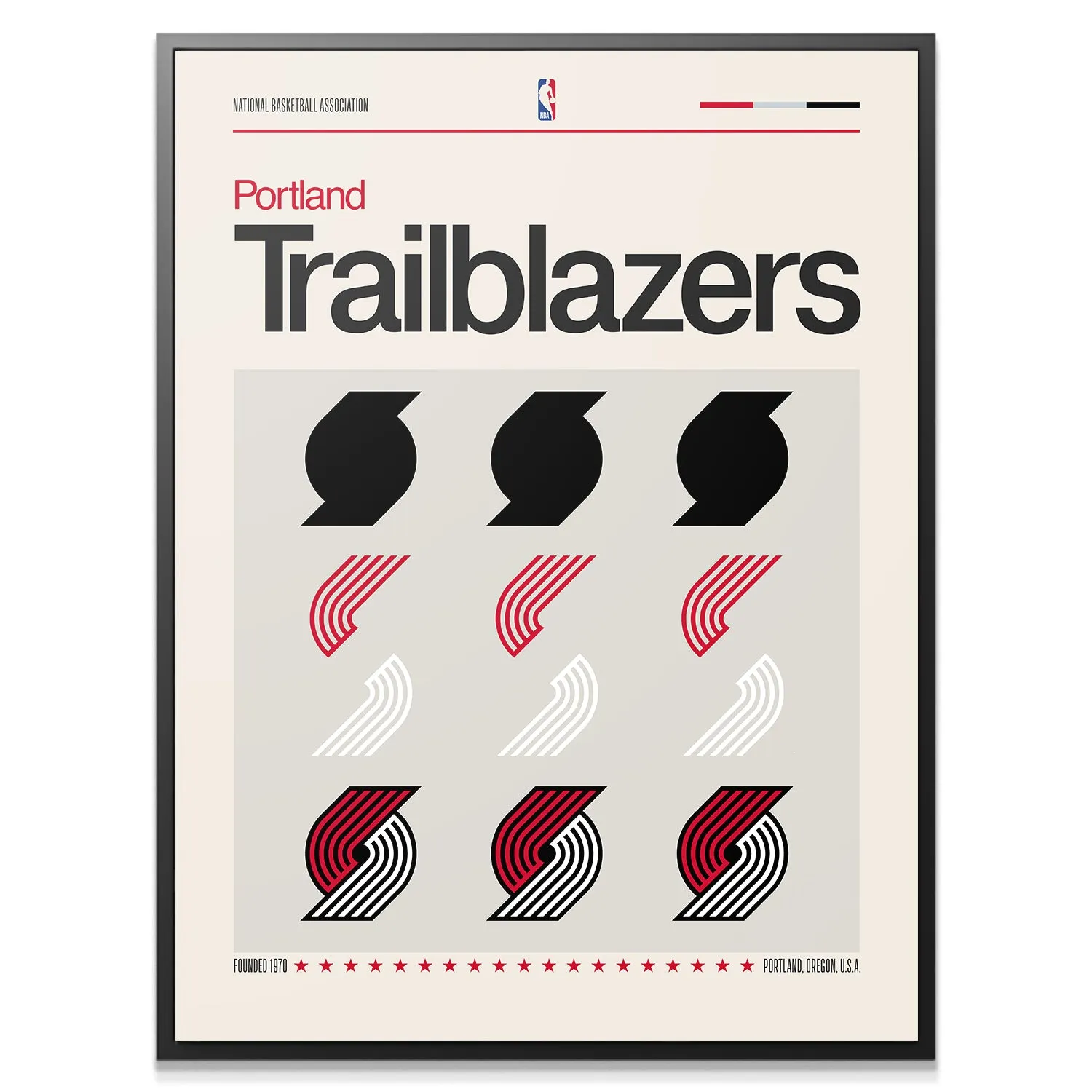 Deconstructed Logo - Blazers