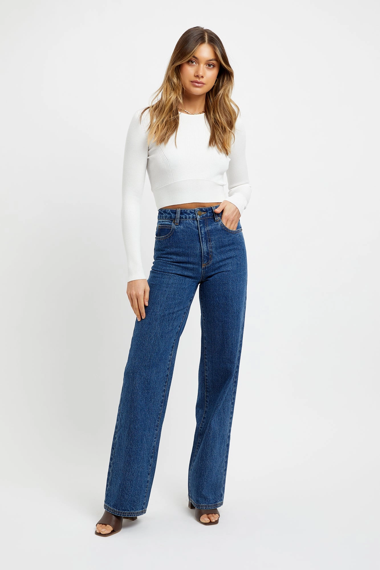 Bronte Wide Leg Jean Home Comfort Bold Look Sunny Vibes