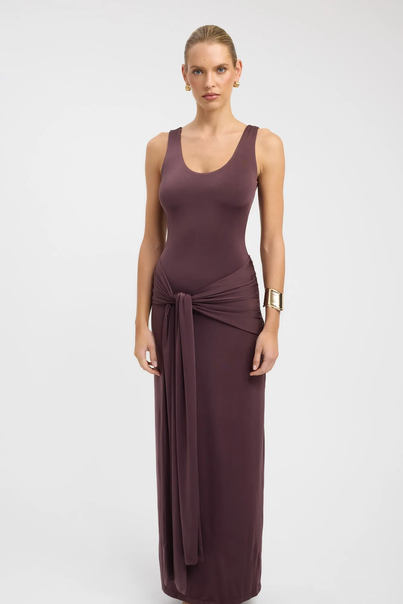 Calm Shine Sheer Layer Shara Maxi Dress