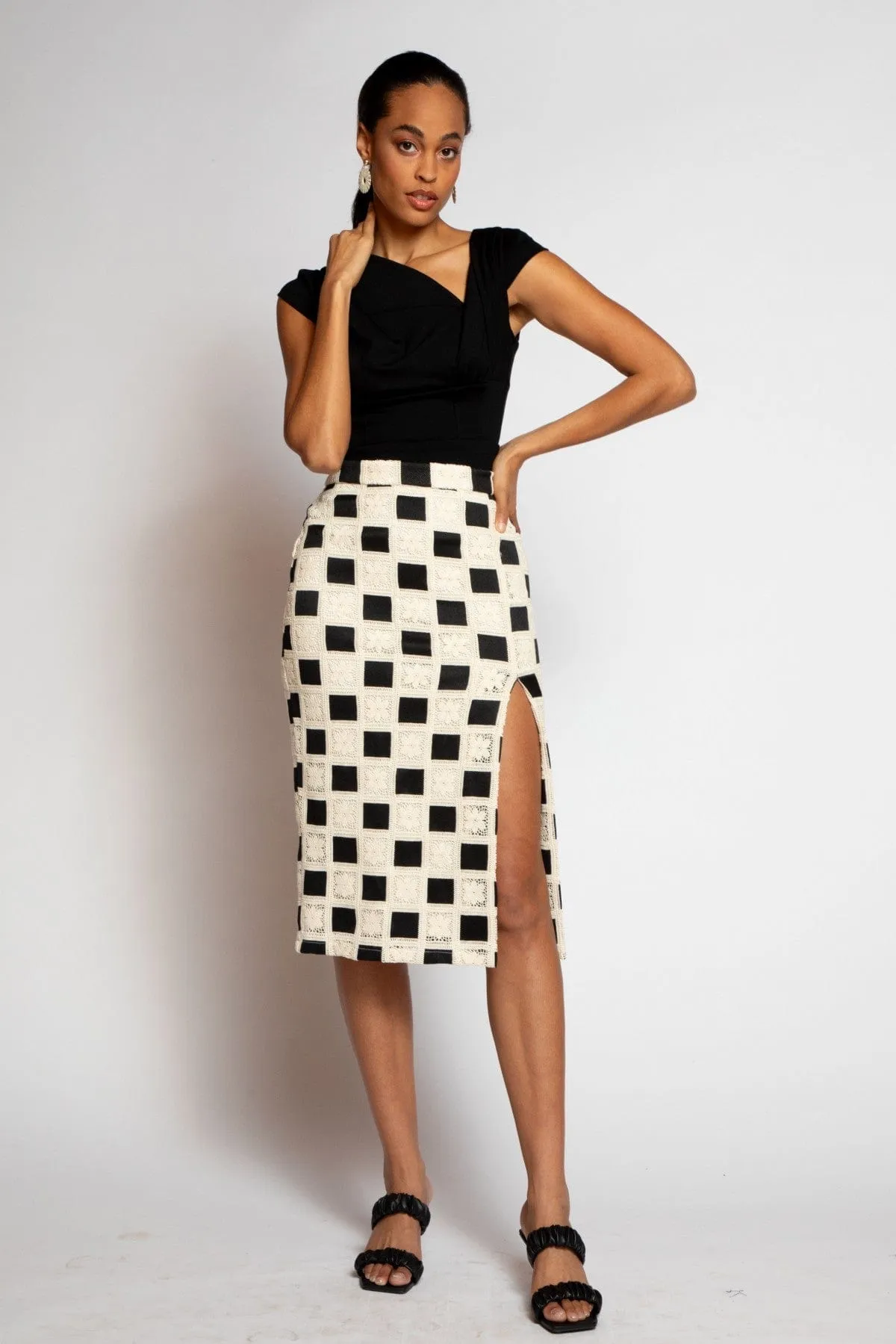 Diana Skirt - Checkmate Soft Mood