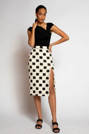 Diana Skirt - Checkmate Satin Finish Diana Skirt - Checkmate Outfit Diary