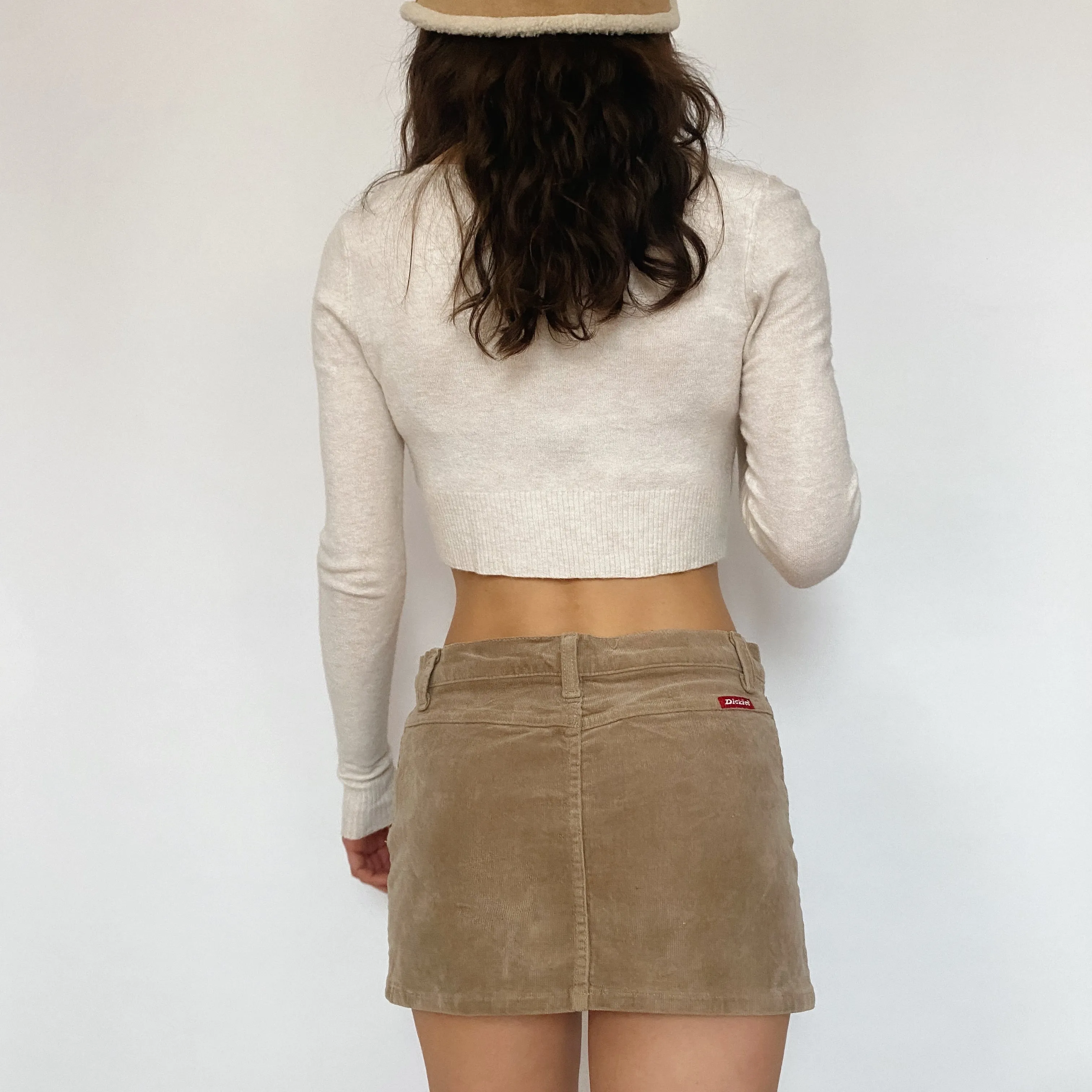 dickies corduroy mini skirt - size 3