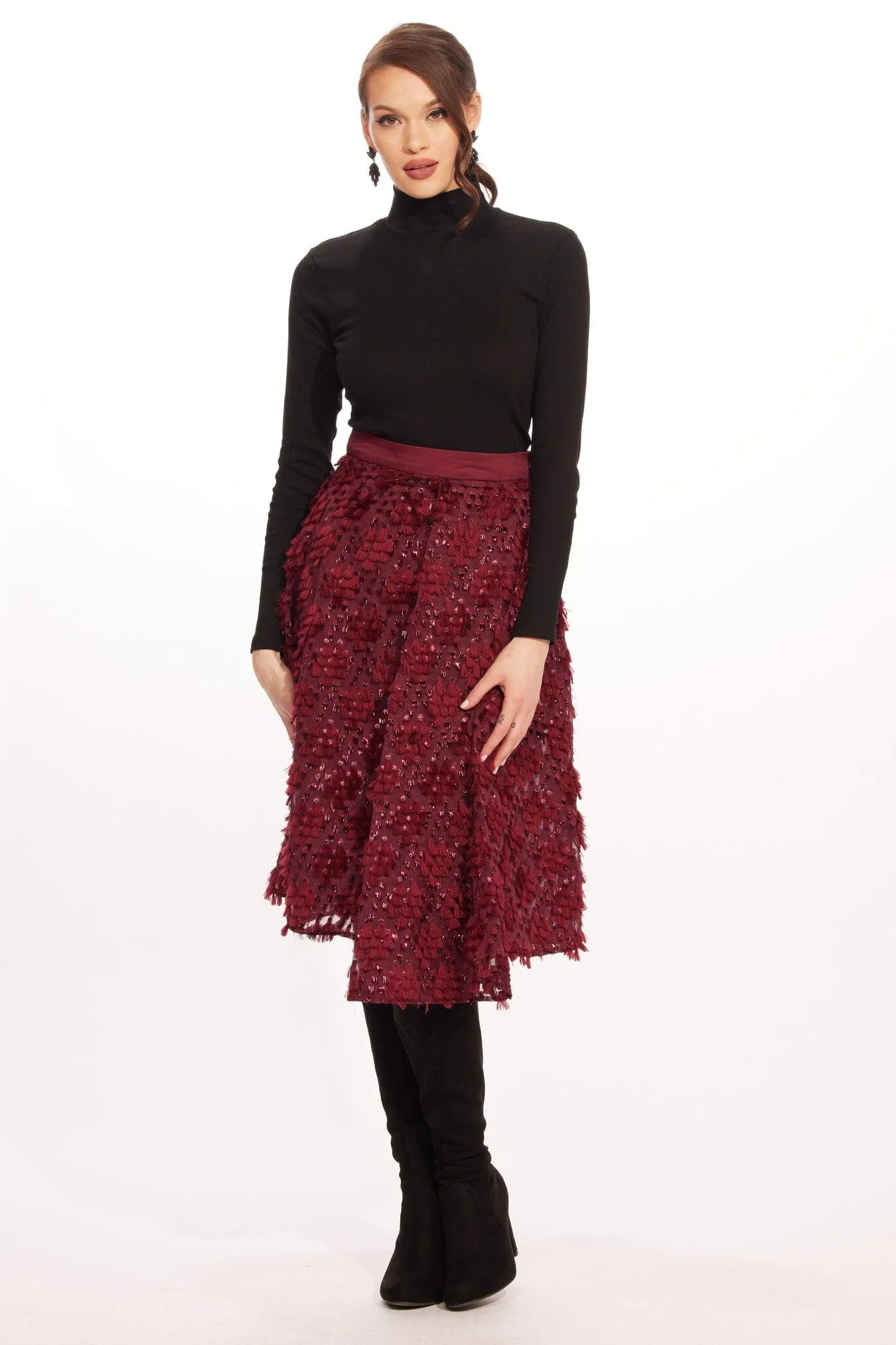 Water Repellent Dion Skirt ?C Sangria Fizz