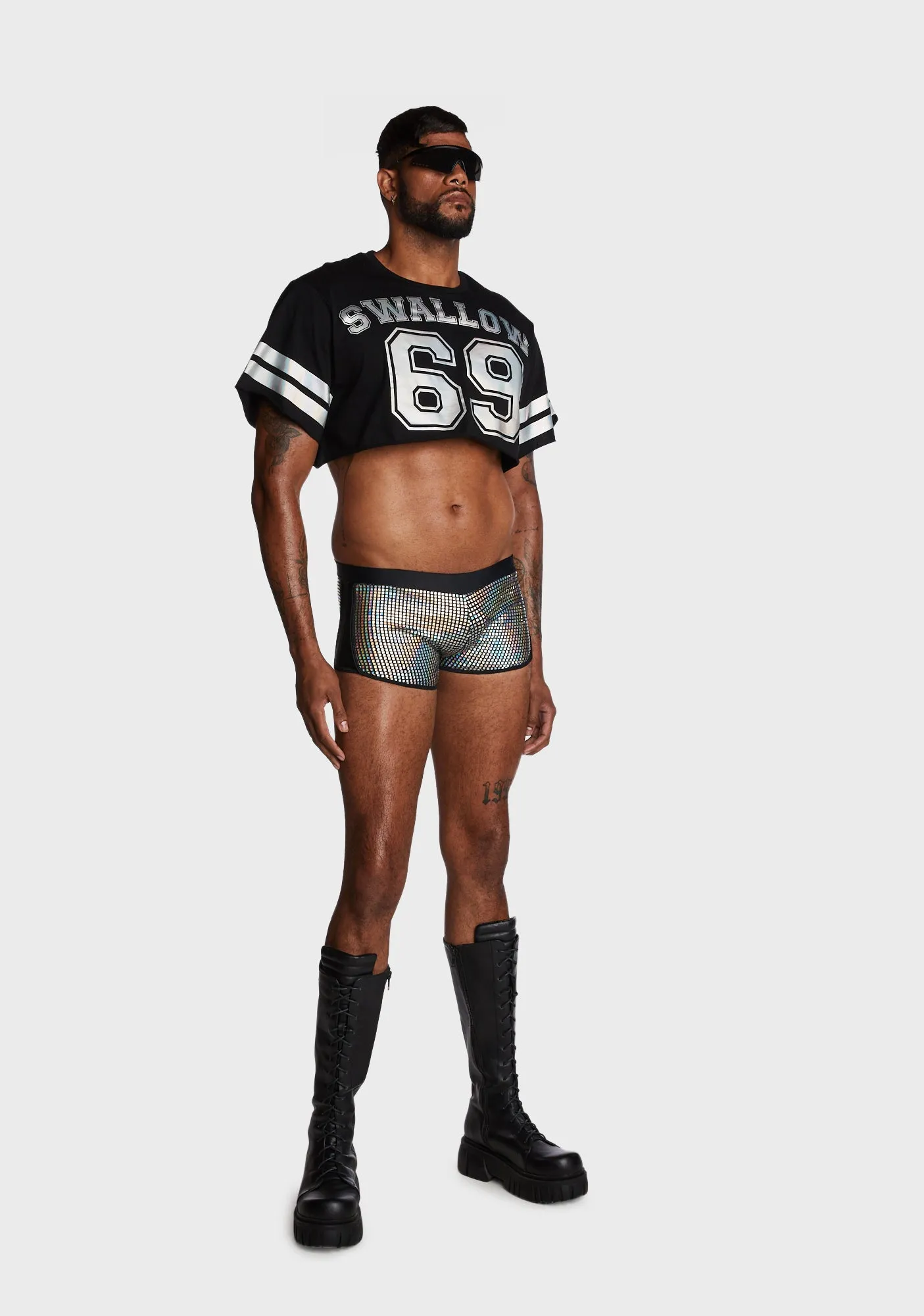 Disco Time Mens Booty Shorts