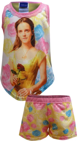 Disney Beauty and the Beast Movie Shortie Pajama Set