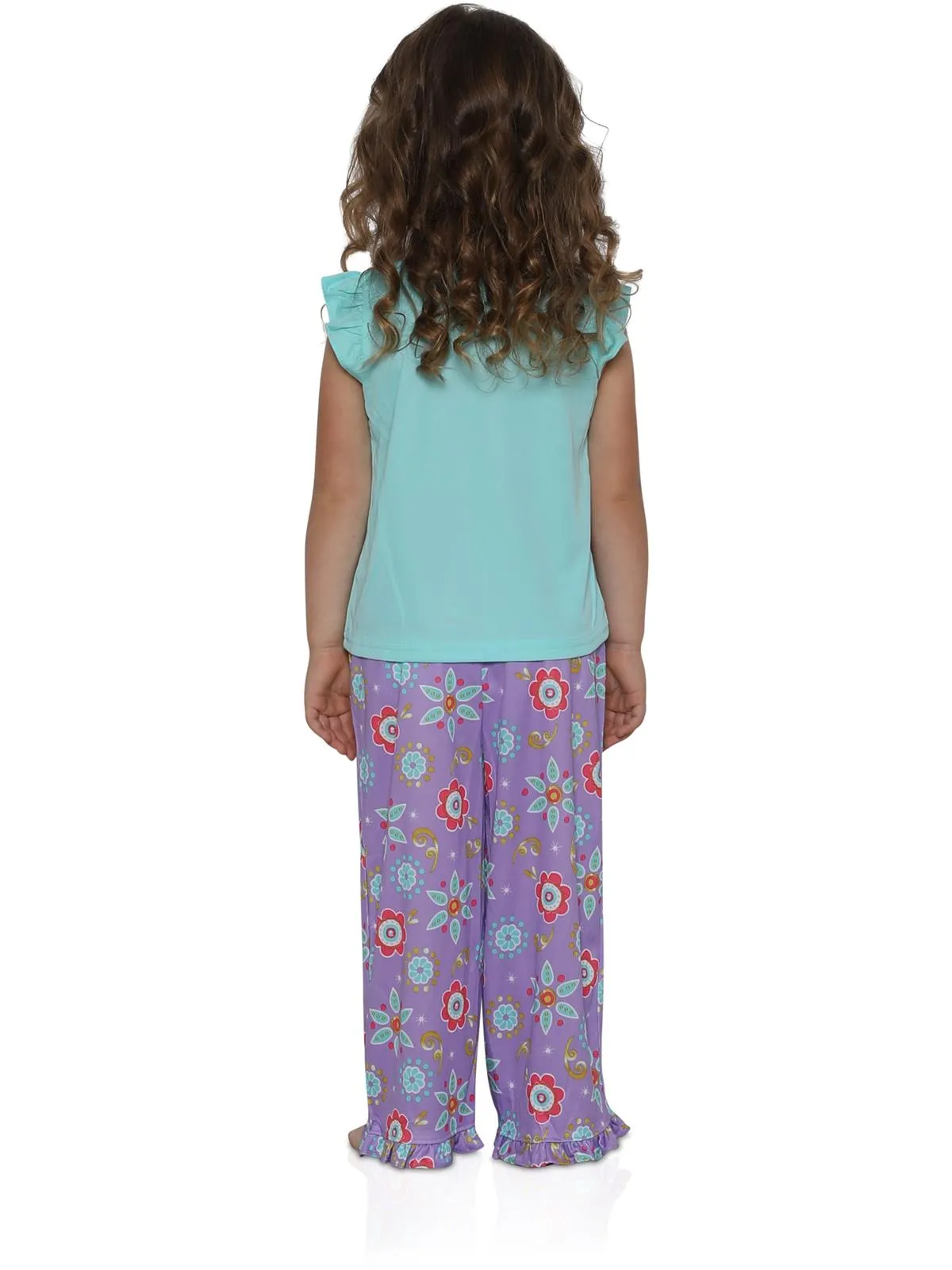 Disney Elena of Avalor Girls' Confident & Cool 2-Piece Pajamas