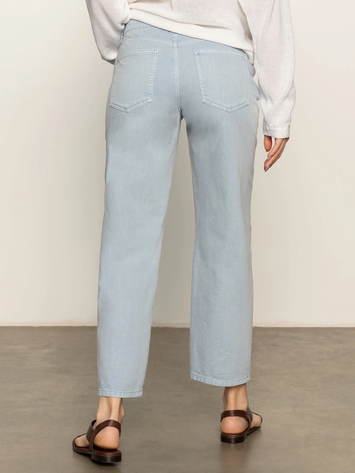 District Column Standard Rise Ankle Jeans Blue Mirage Workout Ready