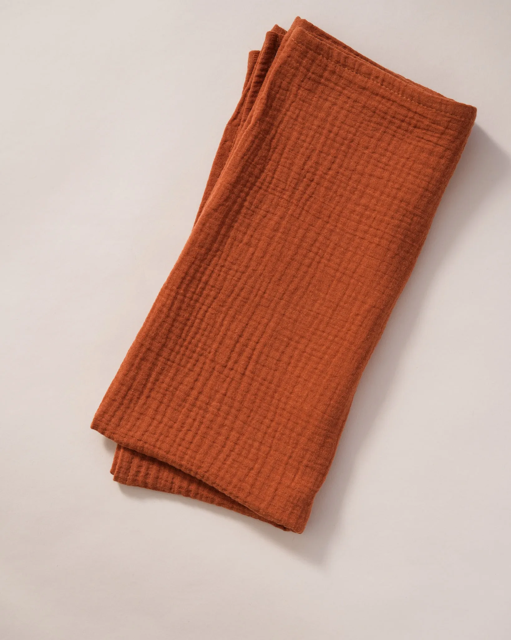 Doll Muslin Swaddle Blanket - Cinnamon