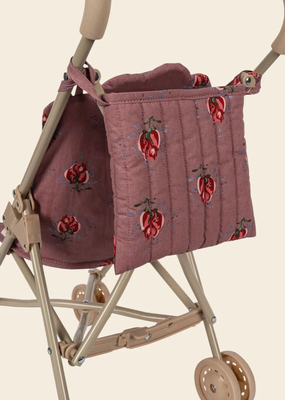Doll Stroller - Vita Rosa Blush Glitter