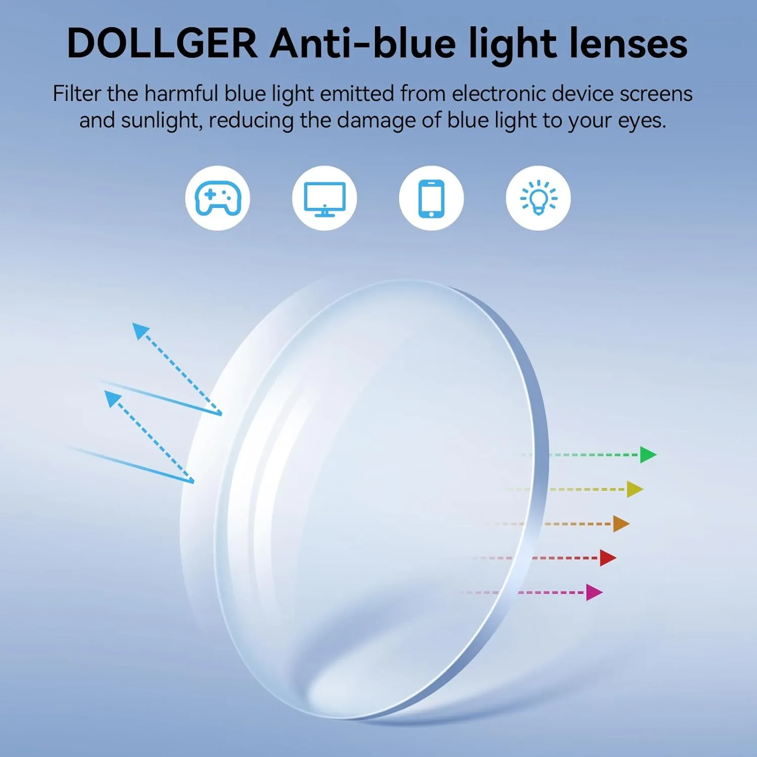 Dollger Blue Light Glasses for Woman Trendy Cat Eye Glasses Metal Frame Computer Bluelight Blocker Eyewear