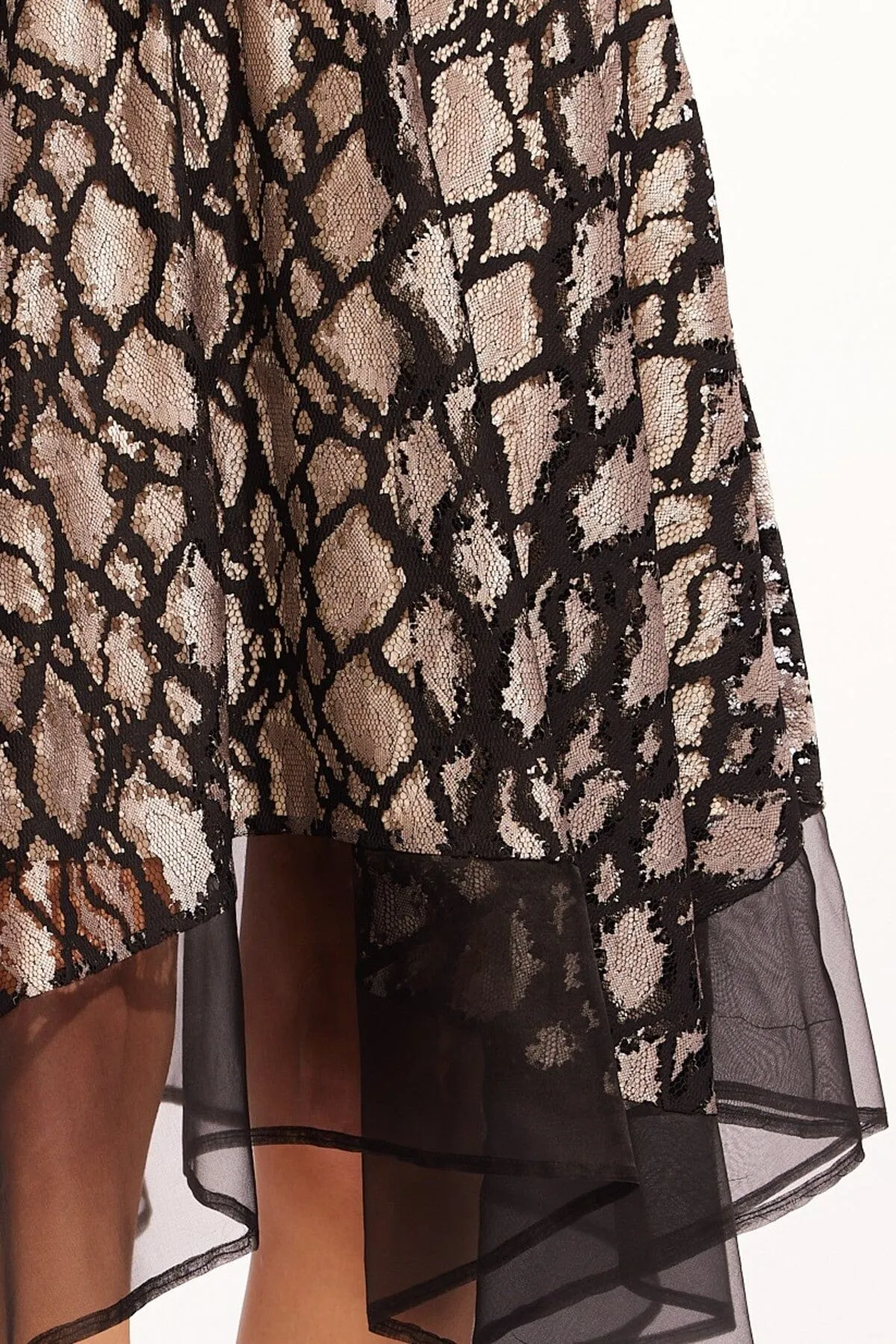 Detachable Tie Dorset Skirt - Luster Glass