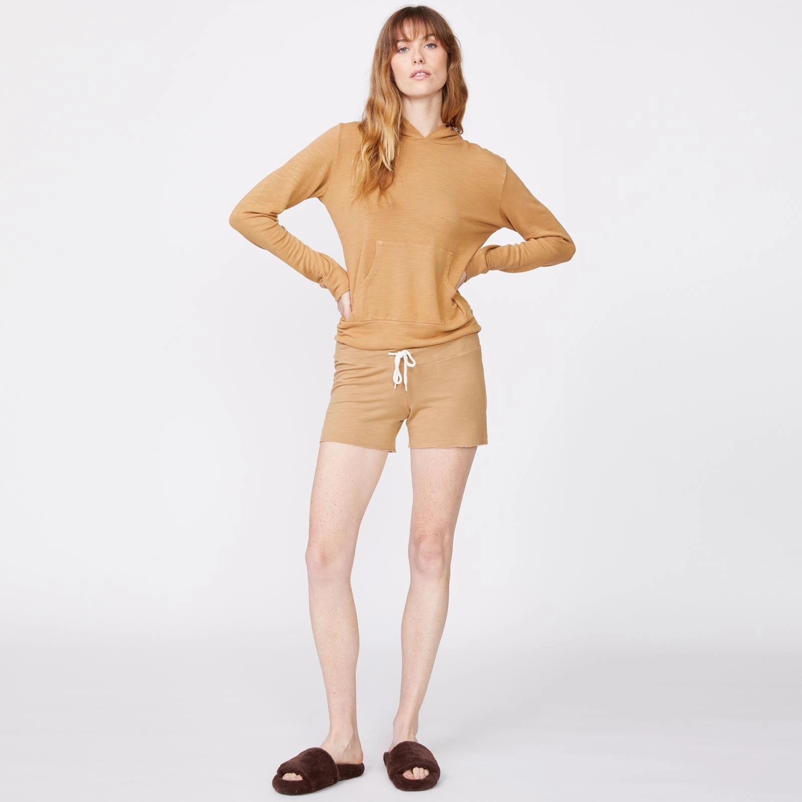 Supersoft Pullover Hoody wrinkle free finish