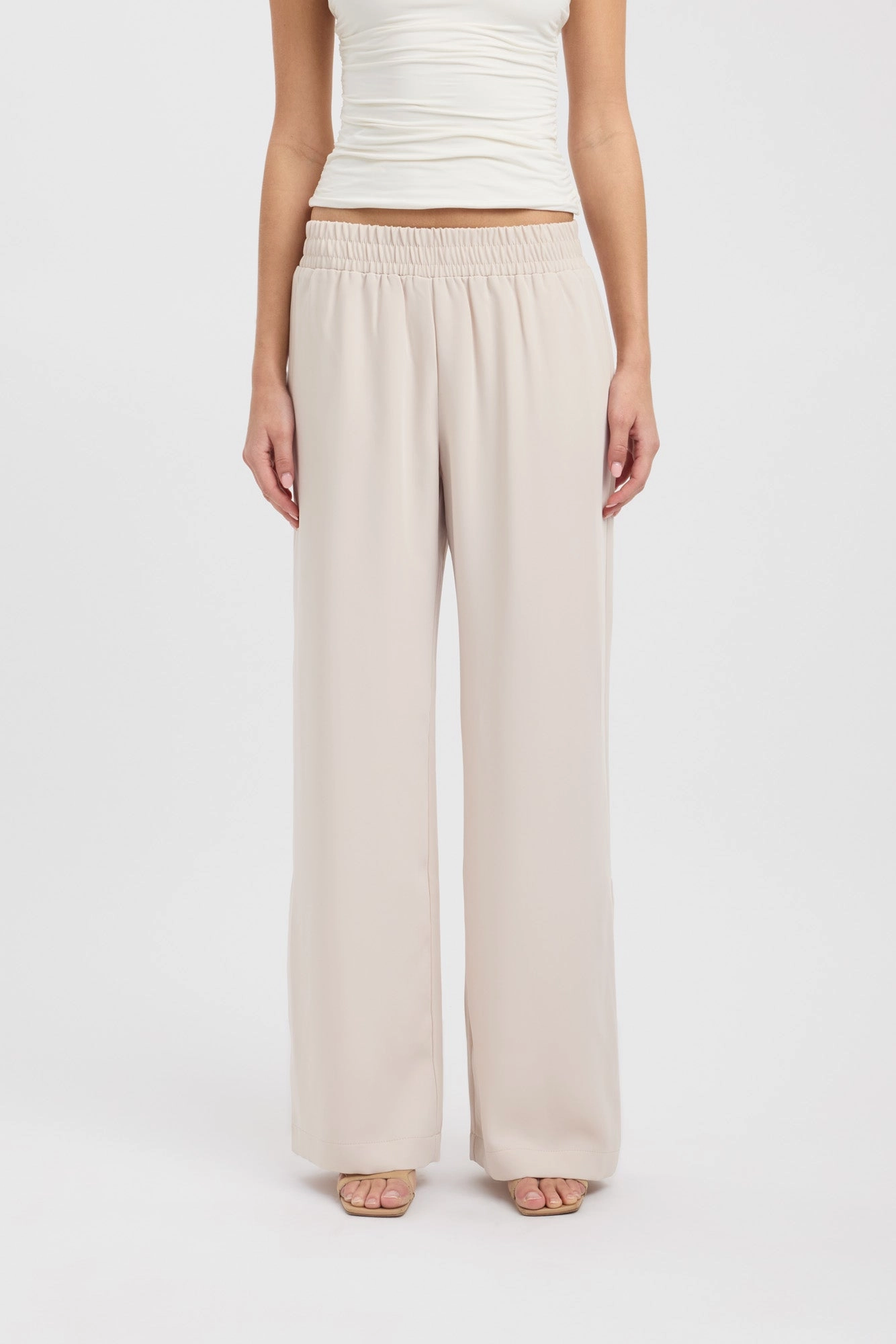 Maria Wide Leg Pant clean design Trendy Comfort