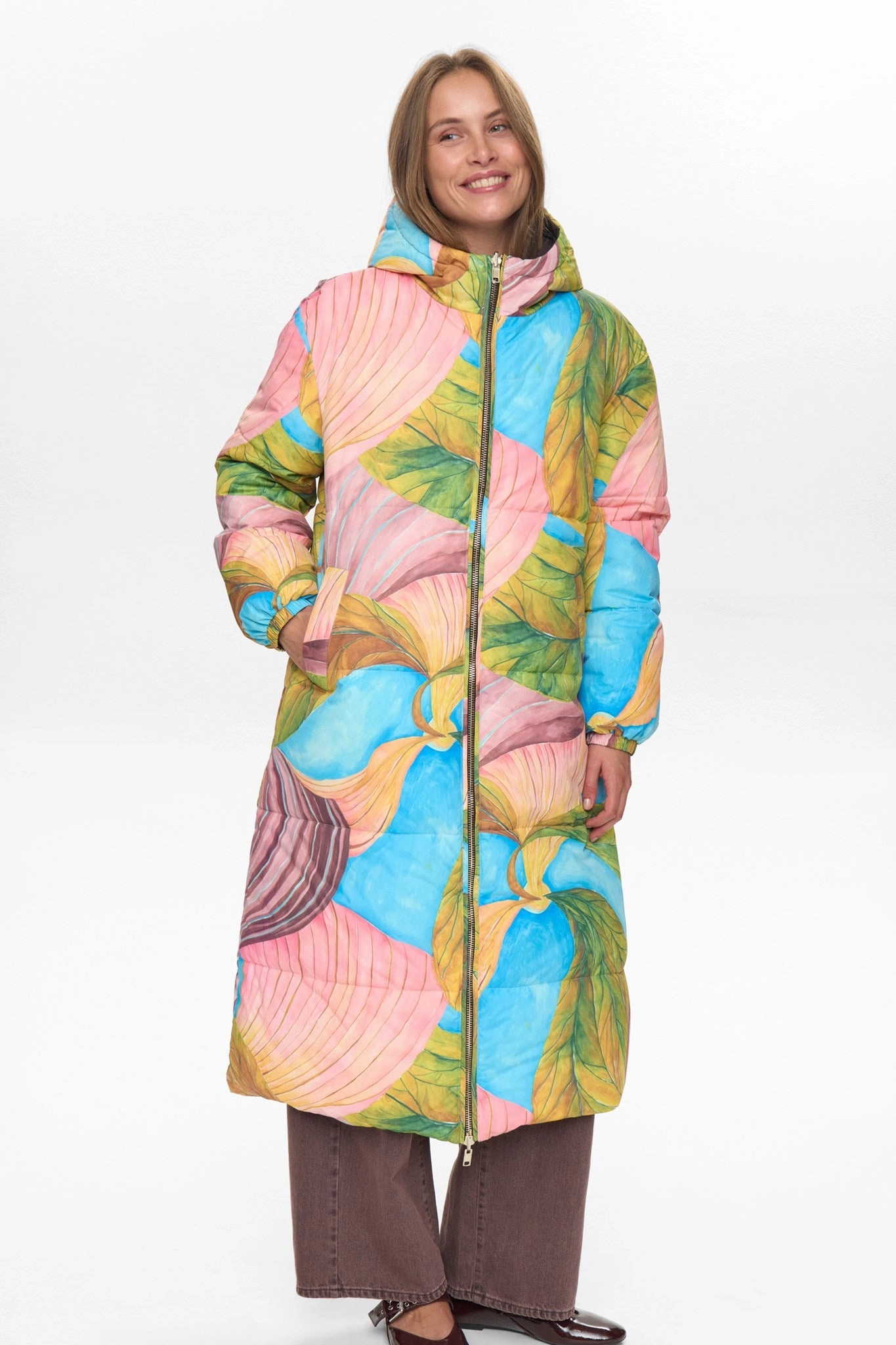 NUSOULA REVERSIBLE JACKET  - Black Coffee High End Look