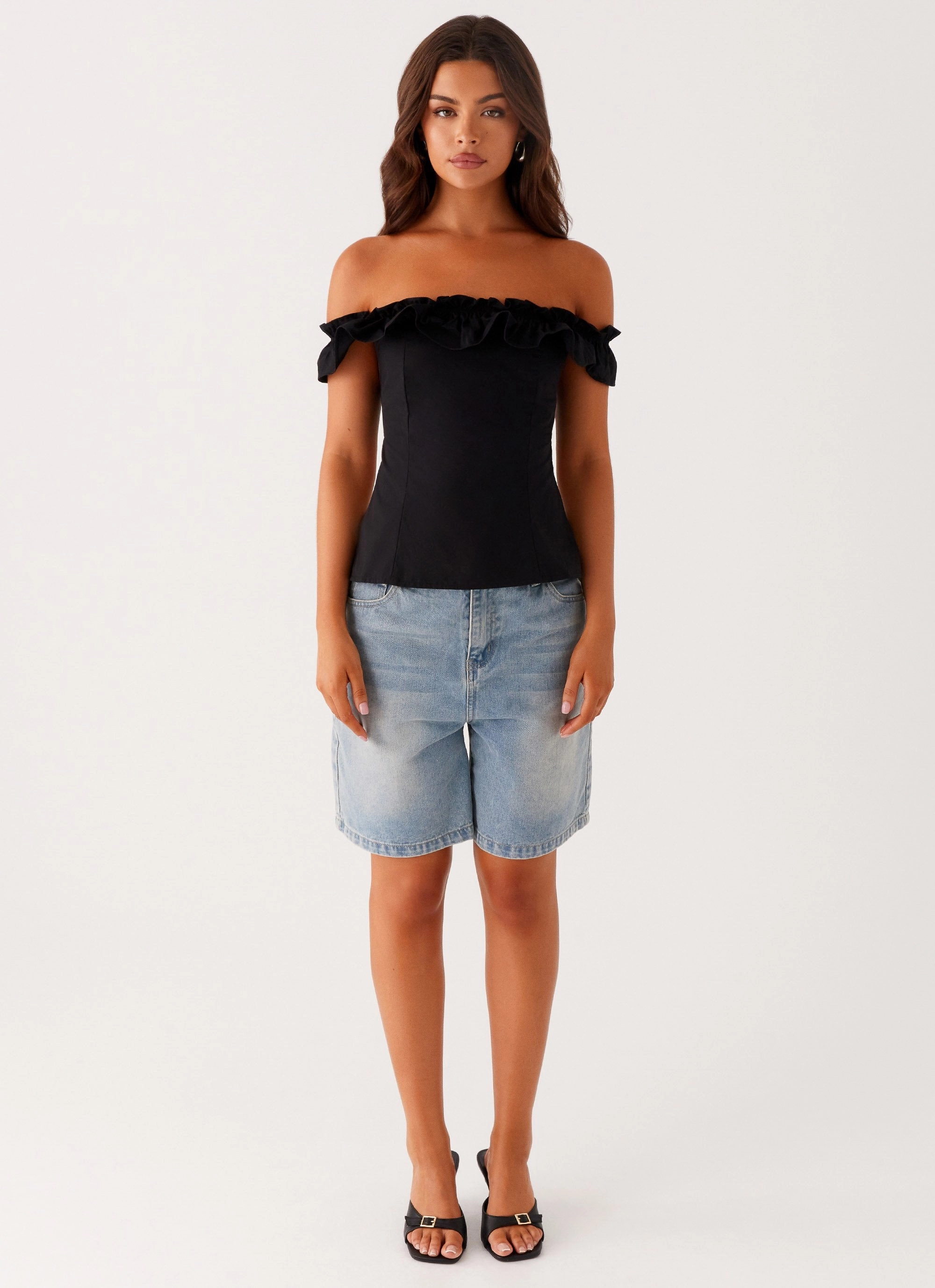 Stretchy Top SunProtective Gwyneth Top - Black