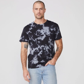 DoubleStitch Hemming Tie Dye Relaxed Crew PlushLining AntiStaticInnerLining Tie Dye Relaxed Crew