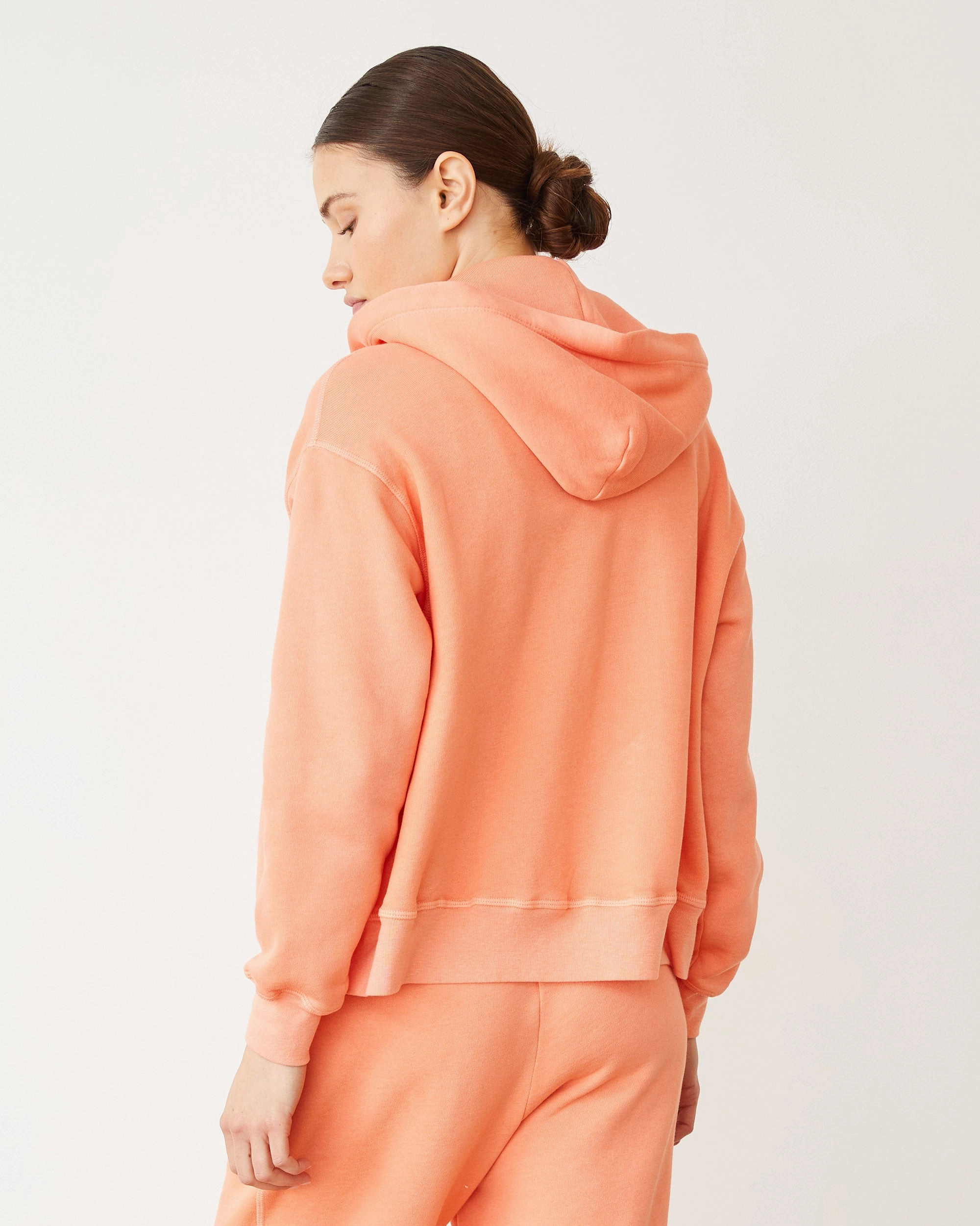Teddy Fleece Relaxed Zip Up Hoody SoftLining ZeroWasteProduction