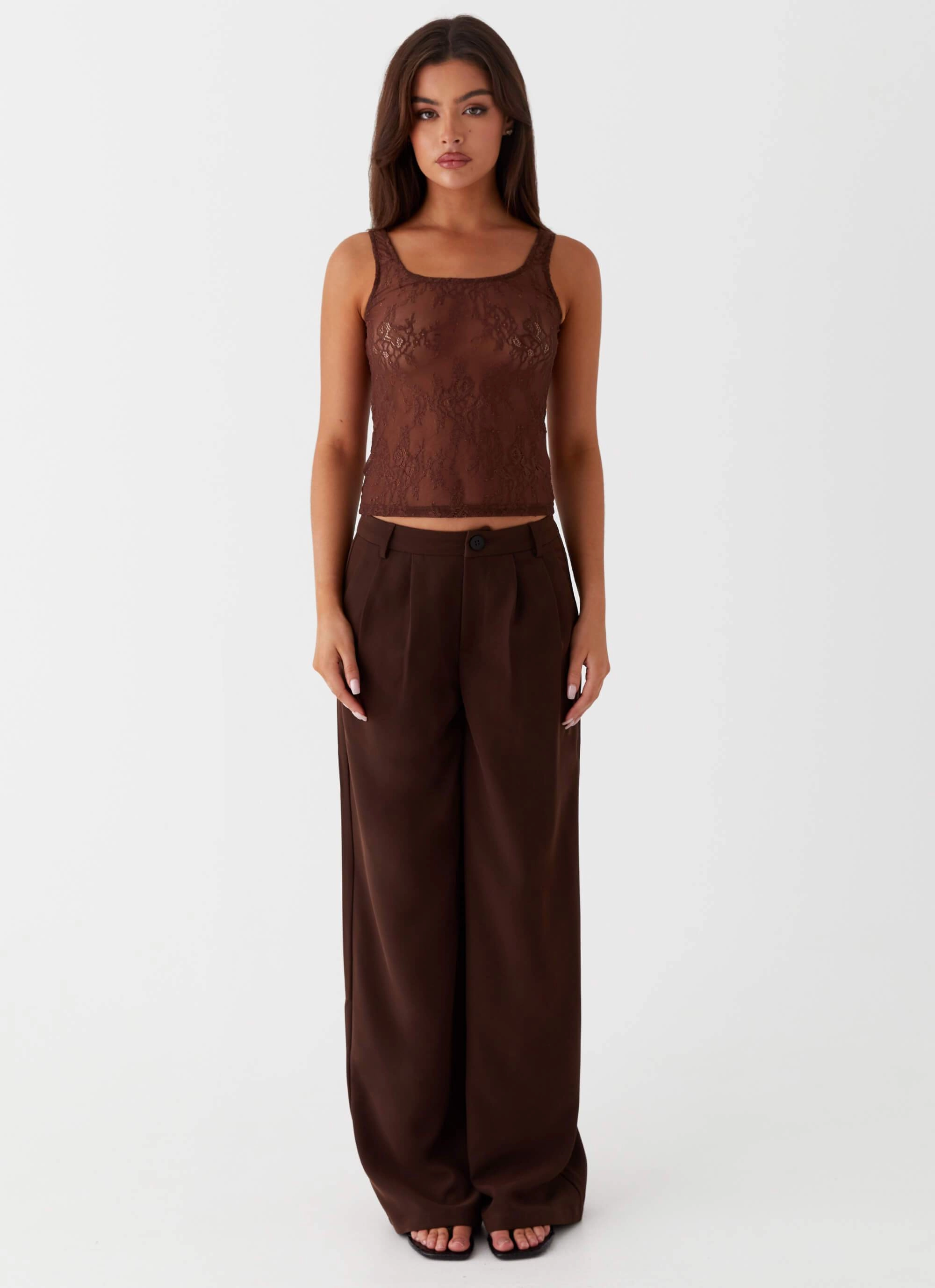 Ravenscroft Suit Pants - Dark Chocolate Breathable Performance Wear Casual Wearable