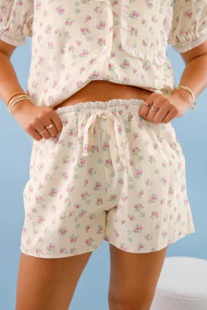 Pull-on style No Fuss Fit Dreaming Til Sunshine Pajama Shorts