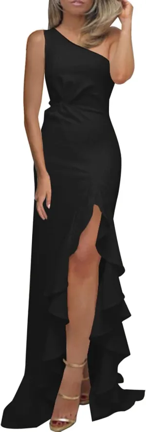 Dress for Women Off Shoulder Bodycon Maxi Dress Elegant Sleeveless Off Shoulder Formal Dress Party Evening Dress