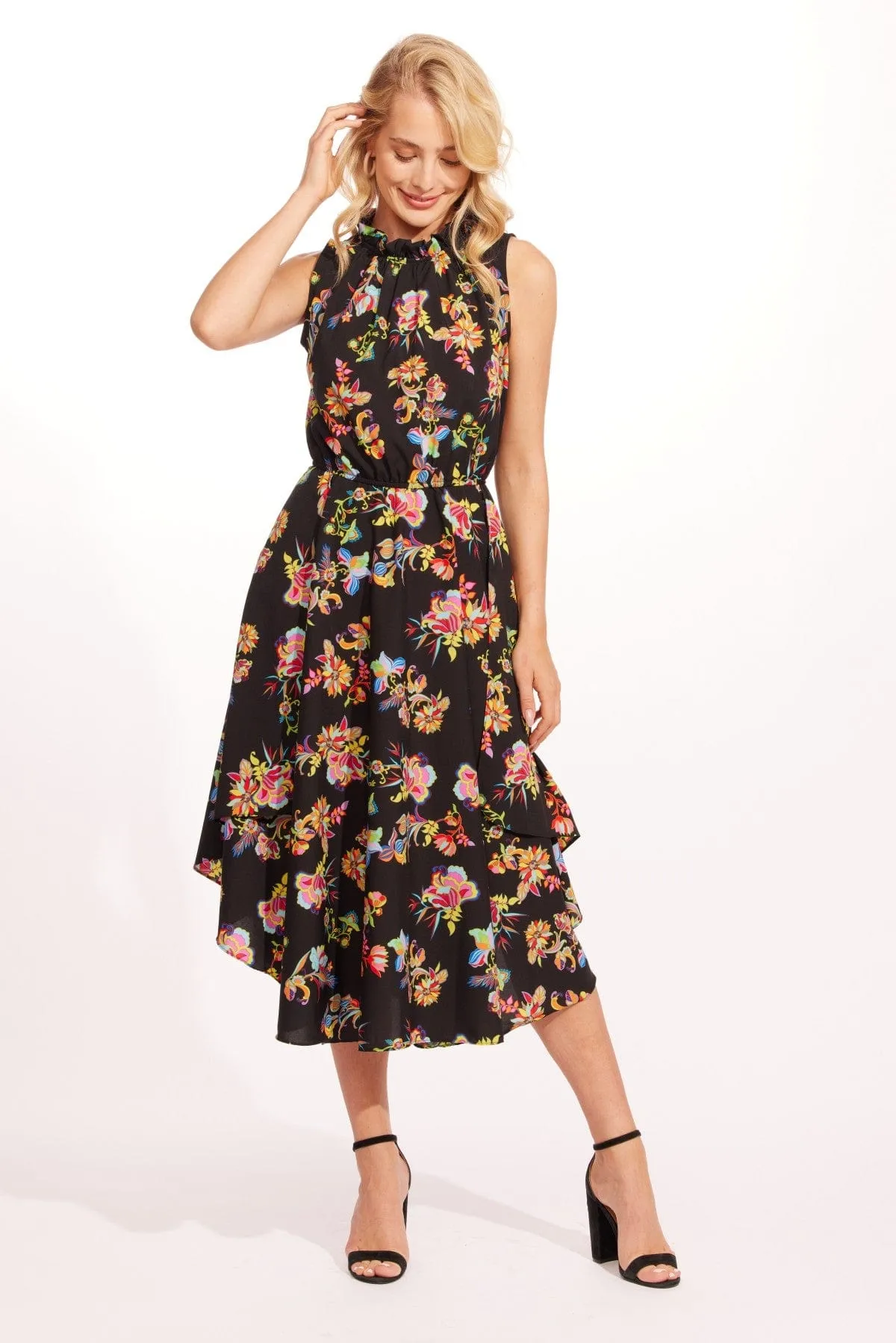 Seasonal Style Shentel Dress - Midnight Floral