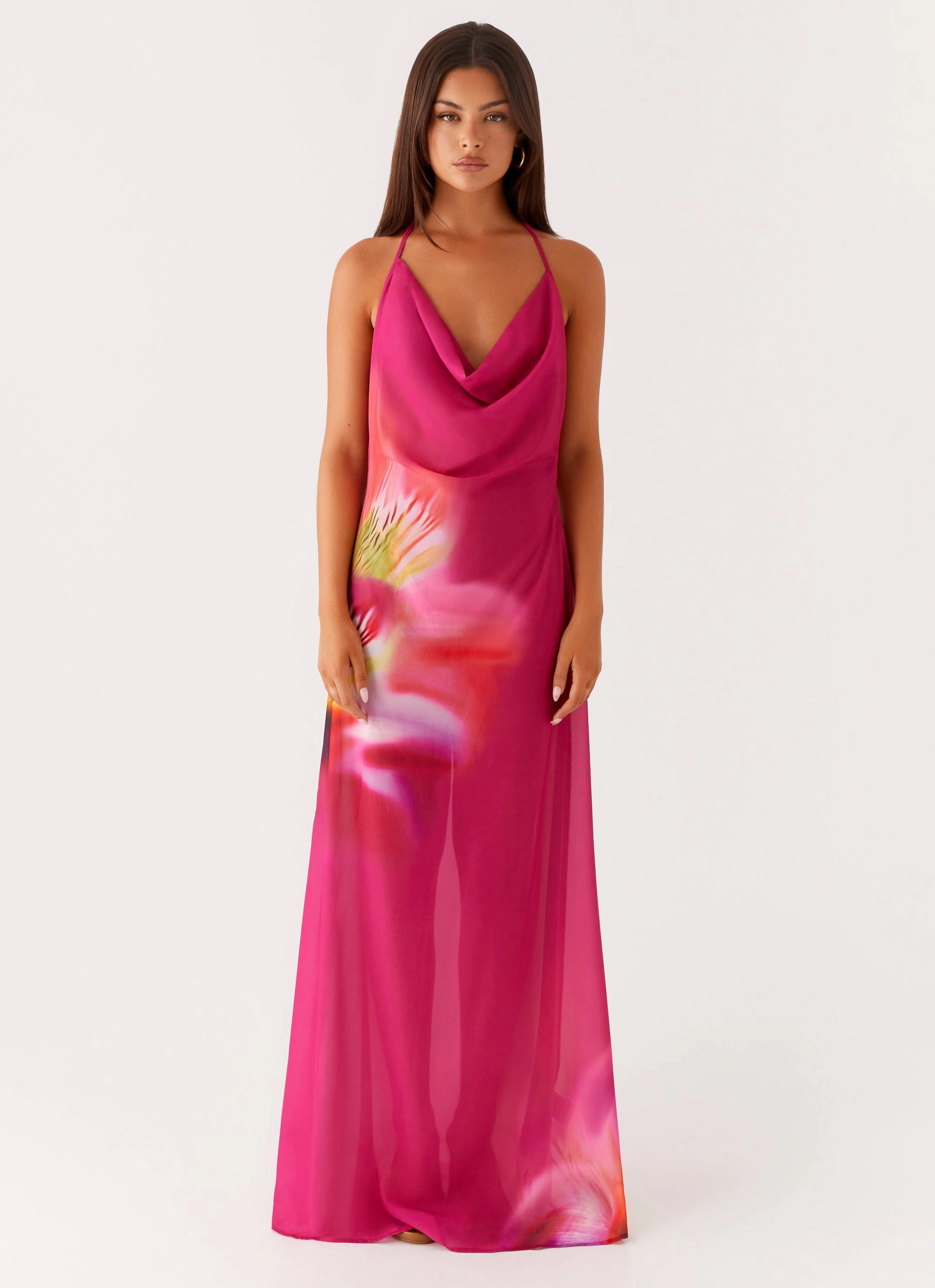 Body Harmony Fantasy Maxi Dress - Pink Tropical